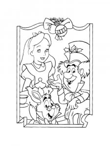 Alice in Wonderland coloring page 40 - Free printable