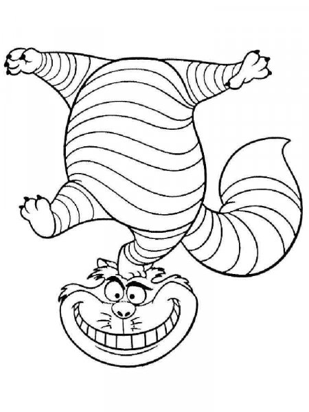 Alice in Wonderland coloring pages