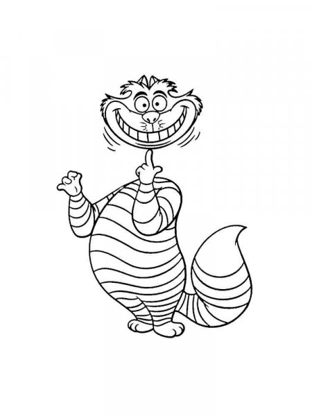 Alice in Wonderland coloring pages