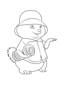 Alvin and the Chipmunks coloring page 41 - Free printable