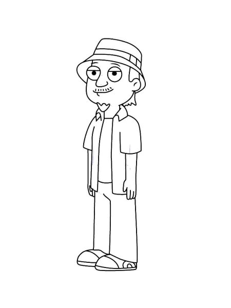 American Dad coloring pages