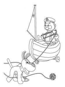 Andy Pandy coloring page 4 - Free printable