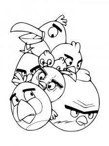 Angry Birds coloring page 34 - Free printable