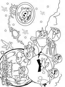 Angry Birds coloring page 4 - Free printable