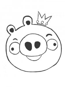 Angry Birds coloring page 6 - Free printable