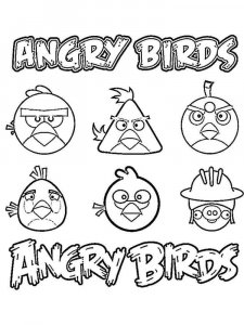 Angry Birds coloring page 8 - Free printable