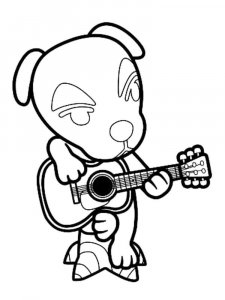 Animal Crossing coloring page 13 - Free printable