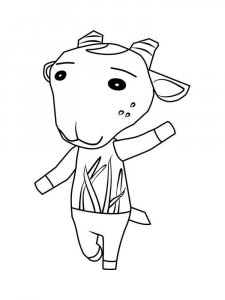 Animal Crossing coloring page 15 - Free printable