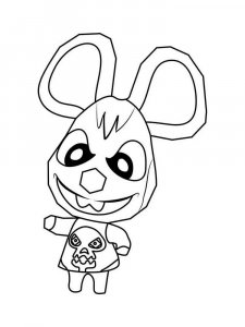 Animal Crossing coloring page 17 - Free printable