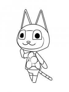 Animal Crossing coloring page 20 - Free printable