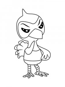 Animal Crossing coloring page 25 - Free printable