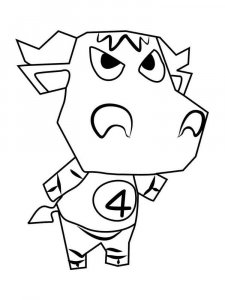 Animal Crossing coloring page 26 - Free printable