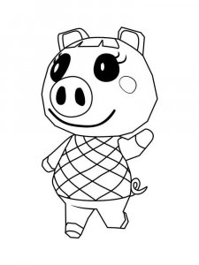 Animal Crossing coloring page 29 - Free printable