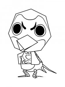 Animal Crossing coloring page 30 - Free printable