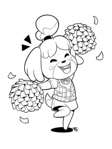 Animal Crossing coloring page 33 - Free printable