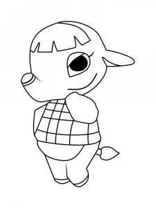 Animal Crossing coloring page 34 - Free printable