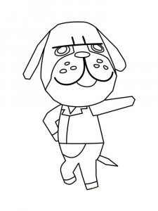 Animal Crossing coloring page 35 - Free printable