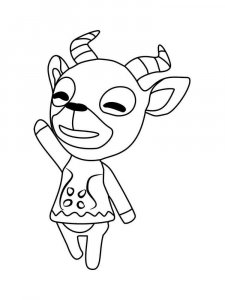 Animal Crossing coloring page 36 - Free printable