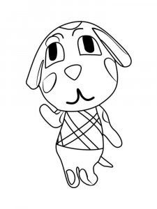Animal Crossing coloring page 37 - Free printable
