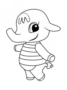 Animal Crossing coloring page 39 - Free printable
