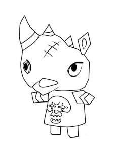 Animal Crossing coloring page 40 - Free printable