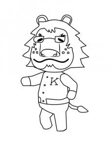 Animal Crossing coloring page 41 - Free printable