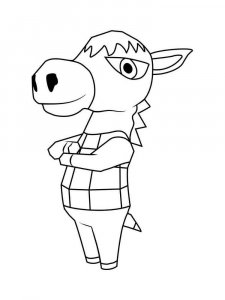 Animal Crossing coloring page 42 - Free printable