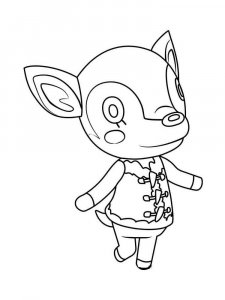 Animal Crossing coloring page 43 - Free printable