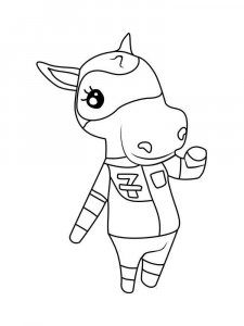 Animal Crossing coloring page 46 - Free printable