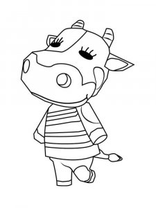Animal Crossing coloring page 5 - Free printable