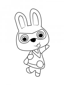 Animal Crossing coloring page 50 - Free printable