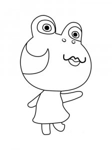 Animal Crossing coloring page 52 - Free printable