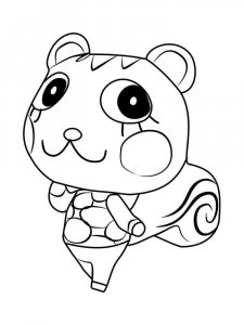 Animal Crossing coloring page 56 - Free printable