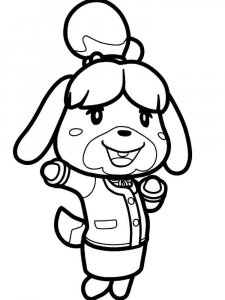 Animal Crossing coloring page 57 - Free printable