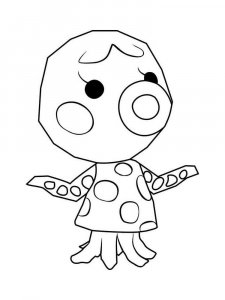 Animal Crossing coloring page 58 - Free printable