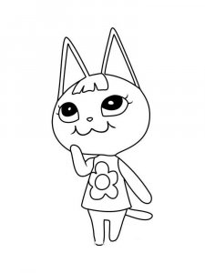 Animal Crossing coloring page 60 - Free printable