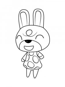 Animal Crossing coloring page 62 - Free printable