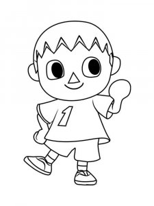 Animal Crossing coloring page 67 - Free printable