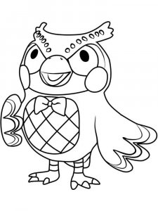 Animal Crossing coloring page 68 - Free printable