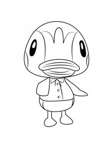 Animal Crossing coloring page 71 - Free printable
