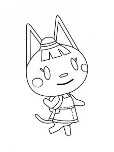 Animal Crossing coloring page 72 - Free printable