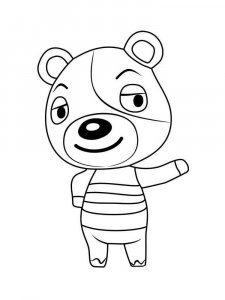 Animal Crossing coloring page 76 - Free printable
