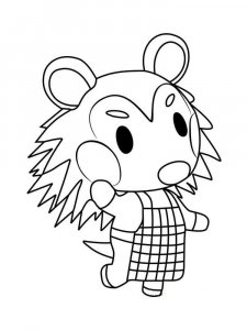 Animal Crossing coloring page 79 - Free printable