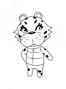 Animal Crossing coloring page 82 - Free printable