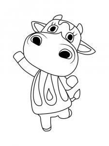 Animal Crossing coloring page 86 - Free printable
