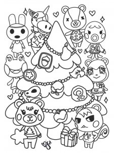Animal Crossing coloring page 9 - Free printable
