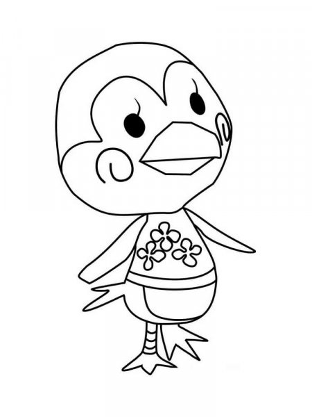 Animal Crossing coloring pages