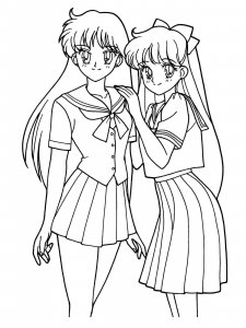 Anime Girl coloring page 29 - Free printable