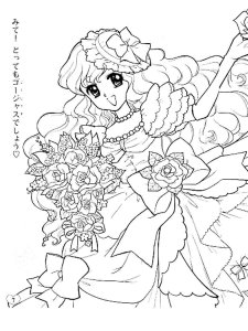 Anime Princess coloring page 3 - Free printable