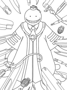 Assassination Classroom coloring page 15 - Free printable